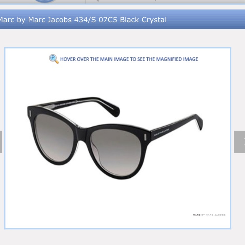 Marc by Marc Jacobs Black Sunglasses